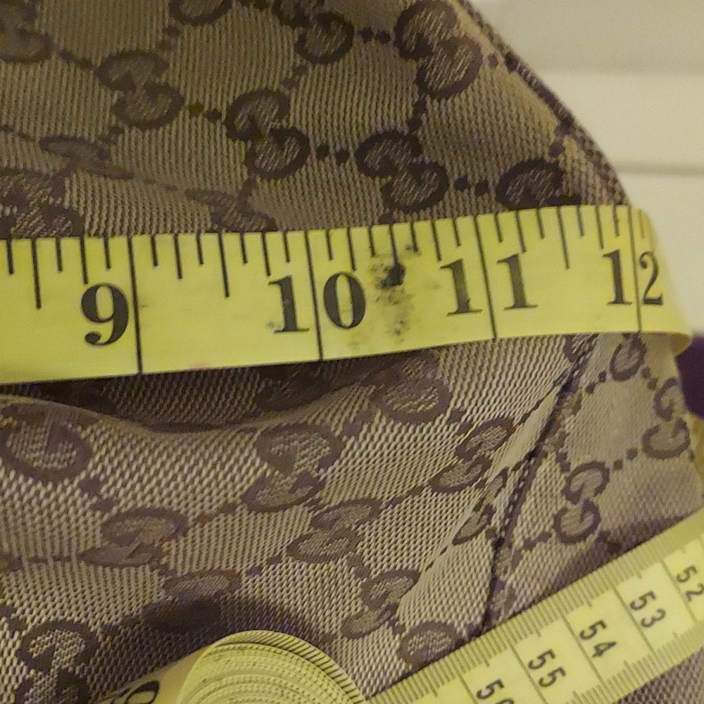 Gucci Brown/Beige GG Canvas Sukey Satchel - Picture 11 of 15